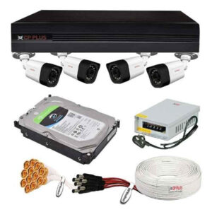 CP Plus 2.4MP 4 Pcs Bullet Camera