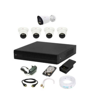 CP Plus 2.4MP 4 Pcs Dome & Bullet Camera